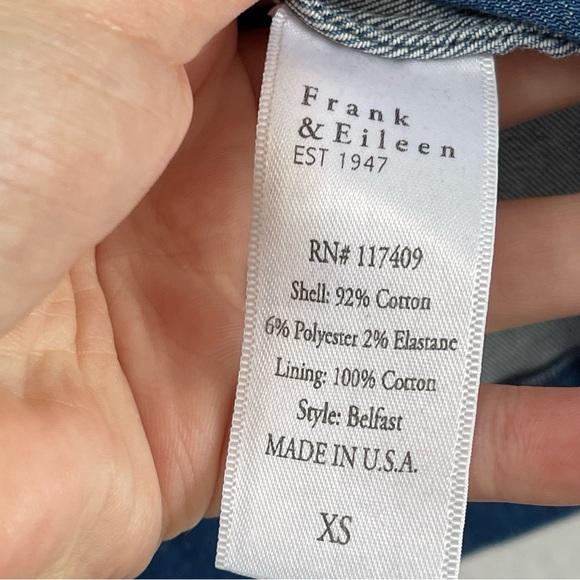 Frank & Eileen Blue Jean Jacket Classic Fit - Picture 6 of 6